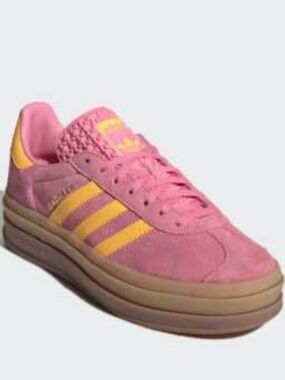 Gazelle bold sneaker in bliss pink and spark